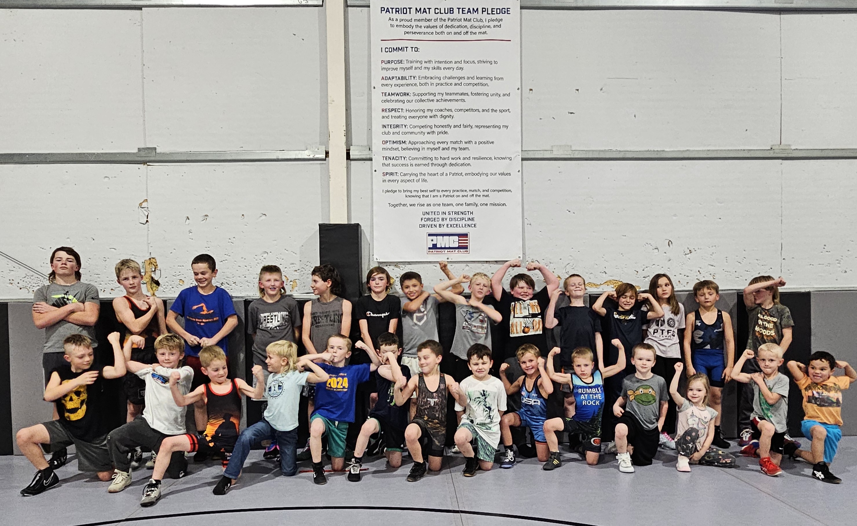 Patriot mat club wrestler photo